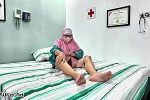 doctor fingers hairy pussy boyfriend call break