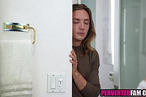 jealous stepson pounds stepmom's pussy again