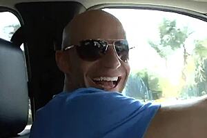 Busty tanned milf Demi Delia rides repairman's monster cock to orgasm facial