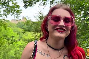 rouquine slut trixy craves double cocks—mmf dp overload!