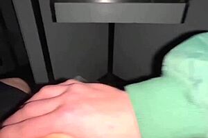 wanna see horny wife take gloryhole pounding at sex shop?