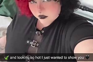 Bbw Goth Gf Dildos Creamy Pussy Hard