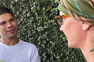 Skinny Granny's Bus Anal Pounded Hard