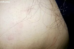 hairy arab stepmom's fat ass takes desi son's chair anal surprise