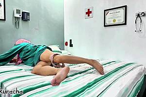 doctor fingers hairy pussy boyfriend call break