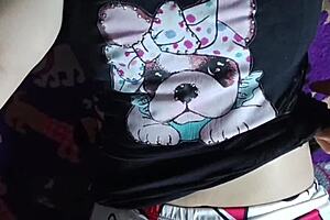 i got my best friend to strip then we hooked up in bathroom