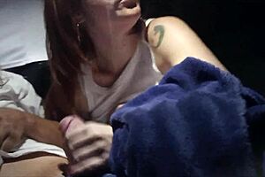 damn that risky public bus blowjob had me cumming quick