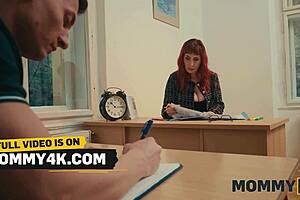 Massive Tits Milf Mommy Helps Redhead Student Pass Exam with Hardcore Fuck