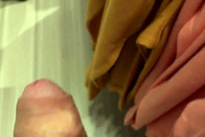 store cock tease turns into changing room doggy pounding