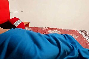 stepmom's bed empty cuz cuck's gone... stepson barebacks her wet pussy raw