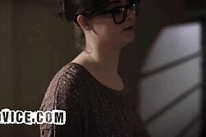 wife cheats as lena paul's anal mistress deepthroats boss while cuckold watches?