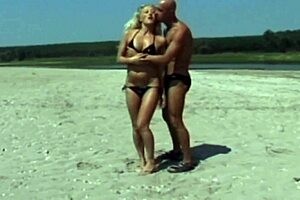 Whoa! Adorable Blonde Milf Sucks Cock and Rides Wild Outdoors!