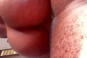 ebony teen's huge ass begs for black monster cock worship