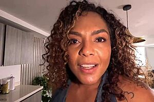 stepdad's new latina gf sneaks blowjob while he's at work damn