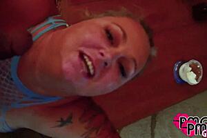 ready for this throat pie, big booty slut davina raines gags on huge cocks?