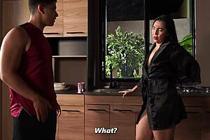 stepson, i caught curvy stepmom masturbating... gimme that cock!