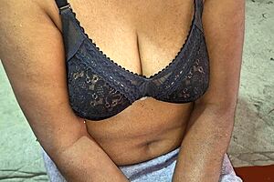 shy bbw milf bares huge boobs on camera