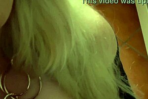 young italian guy bent over bedroom bed as hot mature milf fucks him doggystyle