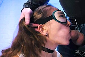 friend tricks me into first sloppy facefuck taste game