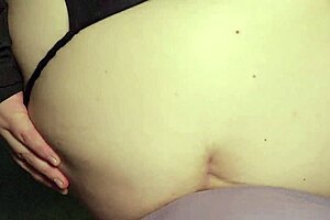 chubby mommy leggings mouthfucked kneed cum on ass