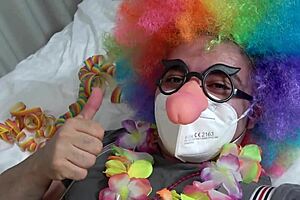 Why hide from stepson while fucking in carnival masks and outfits?