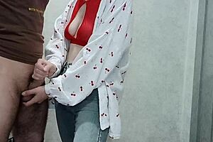 i love jerking my stepson's cock in lingerie, sexy mature massage orgasm