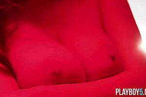 mature redhead milf maitland ward flaunts hairy pussy big natural tits!