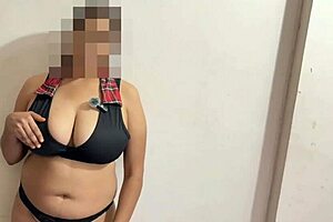 desi bhabhi begs devar's big dick deep in her tight village pussy