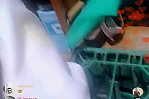 filipino babe teases on webcam with naughty moves