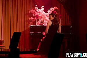 mature redhead milf maitland ward flaunts hairy pussy big natural tits!