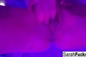 hey watch this tattooed skinny blonde milf's wet solo pussy play