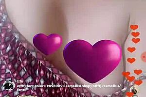 filipino babe teases on webcam with naughty moves