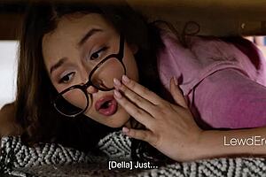 grounded stepdaughter begs after bare butt spanking promises anything