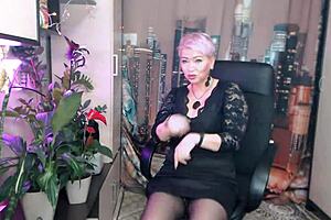 Slut Wife's Workday Cock Tease Inside Out Dirty Webcam View