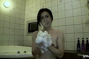japanese gilf seduces boy next door for uncensored creampie passion