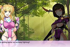 heavy metal babes unleash massive tits and wild hentai action