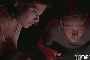 What if your curious milf gf joins strangers for wild jungle foursome blowjobs?