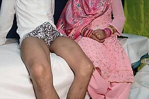 Stepbrother pounds virgin stepsister's tight pussy doggystyle then deepthroats her hairy milf mommy