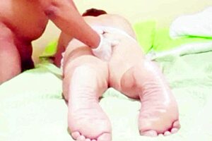 My mature foot massage turned into hot pussy licking creampie