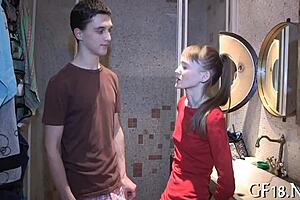 Just Stare While Old Man Roughly Fucks His Teen Girlfriend Hardcore!