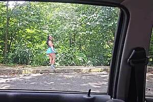 hotwife deisyyeraldine swallows stranger cum in medellin car... flash that ass!