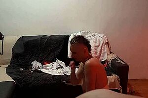 sandra's rimjob and deepthroat facefuck 😈🍑💦