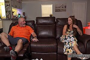 auntie melons drops by stepmom's birthday for one hour taboo group fun