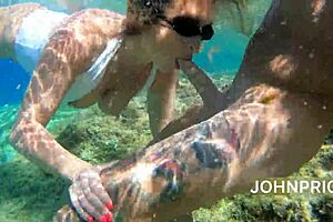 underwater anal surprise drowns in ecstasy