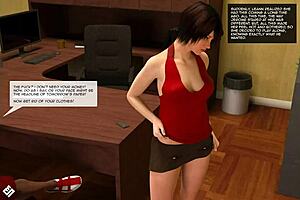 i pounded busty secretary on desk til creampie 3d hentai