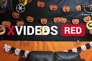 who wants to join this halloween party doggystyle blowjob orgy cum fest