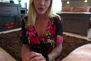 stepmom deliah grace readies me for prom with handjob cfnm swingers