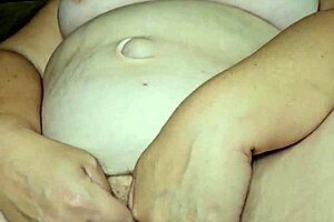 Hey pregnant milf cums hard soaking wet pussy everywhere
