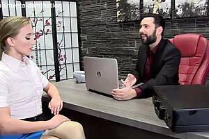 Riley Reyes Corporate Bitch Obeys Boss Commands