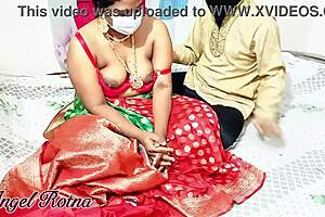 desi virgin college girl loses it to daddy on marriage first night in passionate cowgirl kisses